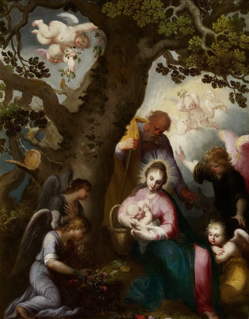 La fuga in Egitto - Museo Carmen Thyssen, Málaga